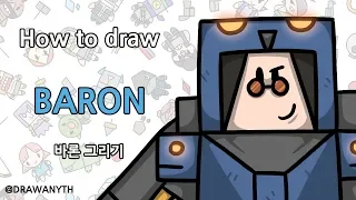 How to draw BARON / vainglory