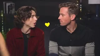 Armie Hammer / Timothee Chalamet | Adorable Photos To Make You Feel Happiness
