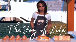 New Let's Play: Baker Sage 🥞 | The Joy of Life Challenge Ep. 1 | Sims 4 Let’s Play