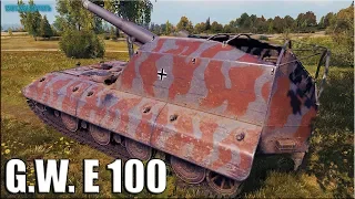 БОГ ВОЙНЫ 7к урона на немецкой АРТЕ ✅ World of tanks G.W. E 100 лучший бой