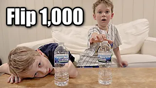 Best BOTTLE FLIP Challenge EVER