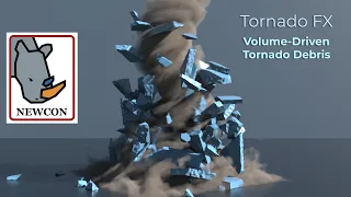[후디니 실전] Tornado FX: Volume-Driven Tornado Debris (HIP file)