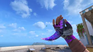 ОБЗОР СЕТА - Karambit “Purple Camo” И Gloves “Raider”