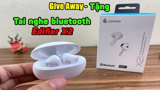 Tặng và review tai nghe bluetooth Edifier X2: pin 28h, bắn PUBG delay cực thấp