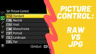 How Does Picture Control Settings Affect Raw vs Jpg?