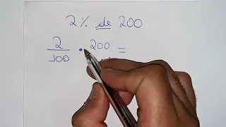 2% de 200 - Porcentagem - Como calcular?