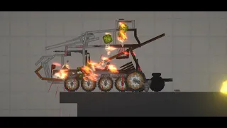 KV-2 vs 2 Tanks [Melon Playground]