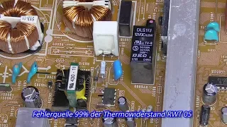 40" TV Sony Bravia lässt sich nicht mehr einschalten Fehlerursache Nr.1 DIY Repair