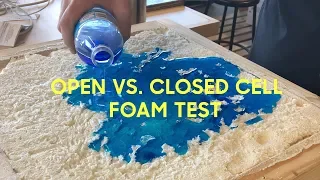 Water Testing Spray Foam Insulation