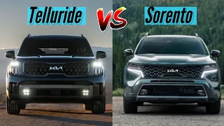 2023 Kia Sorento vs 2023 Kia Telluride Compared | Sorento or Telluride?! | Segment Battles!