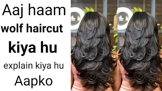 how to wolf haircut multiple layers haircut step to step explain kiye huu Aapko section b explain