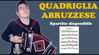 Quadriglia abruzzese (eseguita alla CORRIDA) - SPARTITO PER ORGANETTO - Antonello Laurino