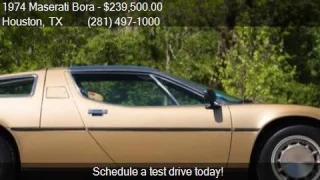 1974 Maserati Bora  for sale in Houston, TX 77079 at DRIVER