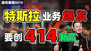 股票|美股|美股分析|特斯拉关键业务要爆发？股价会创414新高？#tesla