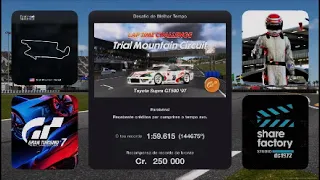 #GT7 🏁 Lap Time Challenge / 🗺 Trial Mountain Circuit #PlayStation5