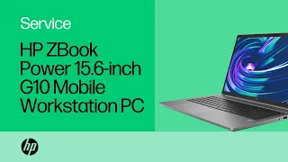 Removing & Replacing Parts | HP ZBook Power 15.6 inch G10 Mobile Workstation PC | HP Support