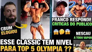 CBUM BUGOU COM O SHAPE INCRIVEL DO CLASSIC CHINÊS - FRANCO SE PRONUNCIA NOVAMENTE + NESCAU E CAIKE