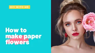 How To Create Paper Rose Flower DIY WITH ME