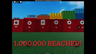 Numberblocks 0 to infinity in roblox!