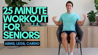 25 Minute Workout For Seniors | Arm Exercises, Leg Exercises & Cardio | More Life Health