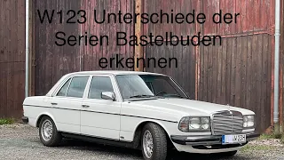 Mercedes W 123 Merkmale der Serien Fakes und Tachotrickser erkennen von Christophskosmos