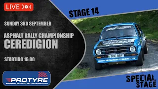 LIVE! Rally Ceredigion 2023 - Stage 14 - Protyre Motorsport UK Asphalt Rally Championship