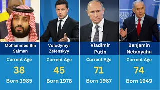 Comparison : Age Of World Leaders 2024_ Youngest To Oldest