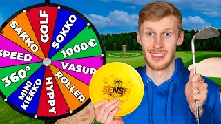 Pelataan frisbeegolfia oudoilla säännöillä!