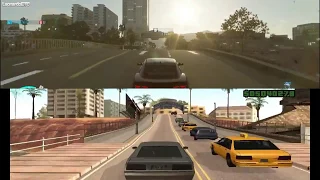 The Crew vs GTA SA - Los Santos to Las Venturas (Los Angeles to Las Vegas)