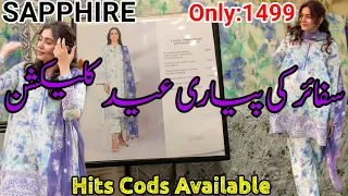 Sapphire New Eid Collection 2024 | Sapphire hits cod Restock | Starting:1499