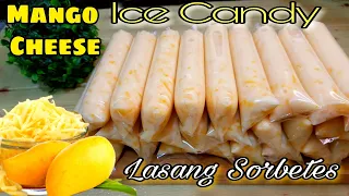 How to Make Super Soft & Creamy Mango Cheese Ice Candy/Lasang Sorbetes/Ice Candy recipe Pangnegosyo