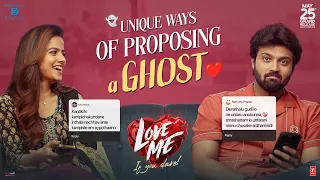 Unique ways of proposing a ghost ❤️ -  Ashish | Vaishnavi | Arun | MM Keeravaani | Dil Raju