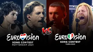 Eurovision Final BATTLE 2021 VS 2022 (Top 25 of the GRAND FINALS)