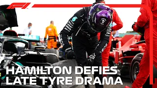 Hamilton Wins Despite Dramatic Late Tyre Issue | 2020 British Grand Prix