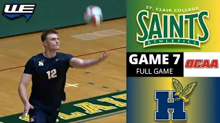 St. Clair Saints vs Humber Hawks Game 7 - 19 Nov 22 - OCAA Men's Volleyball