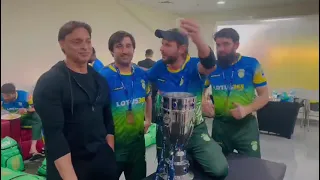 Asia Lions dedicating the championship trophy to Afghanistan 🏆 | Afridi, Akhtar, Misbah