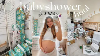 BABY SHOWER HAUL/BABY REGISTRY GIFTS! | newborn haul!