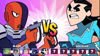 Jump Jousts 2 : Slade VS Aqualad - Teen Titans Go (CN Games) [ Gấu Trắng Cartoon ]