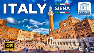 SIENA, ITALY 4K 🇮🇹 The Medieval Gem in Tuscany (Unesco World Heritage) [4K HDR Walking Tour]