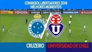 Melhores Momentos - Cruzeiro 7 x 0 Universidad de Chile - Libertadores - 26/04/2018
