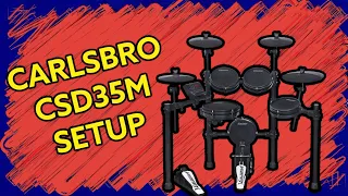 Carlsbro CSD35M digital drum set - setup