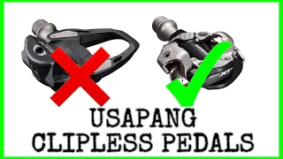 USAPANG CLEATS/CLIPLESS PEDALS | MTB PEDALS SA ROAD BIKE | SHOUTOUT