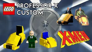 Lego PROFESSOR X: Custom Minifigure + Hover Chair MOC from X-Men Animated Series & Doctor Strange