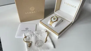 Versace Watch Unboxing, new 2021 Versace Palazzo Empire Greca Watch collection