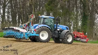 Die ersten Zuckerrüben kommen in den Boden 2024 /New Holland T7.260 & die Monosem NG Plus 12 Reihig