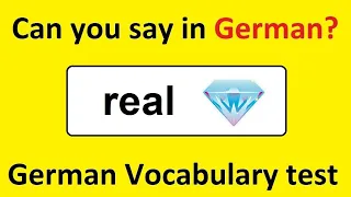 German Vocabulary for Beginners - Learn and Practice