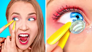 IMPOSSIBLE GIRLY PROBLEMS WITH LONG NAILS || Crazy Situations and Funny Fails by 123GO! SCHOOL