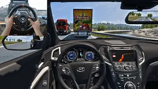 2014 Hyundai Santa Fe – Euro Trucks Simulator 2 [Steering Wheel Gameplay]