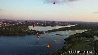 Липецк, День города 19, набережная -авиашоу и воздушные шары