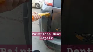Car Dent Repair at Home No Paint #dentrepair #dentremoval  #shorts #diy